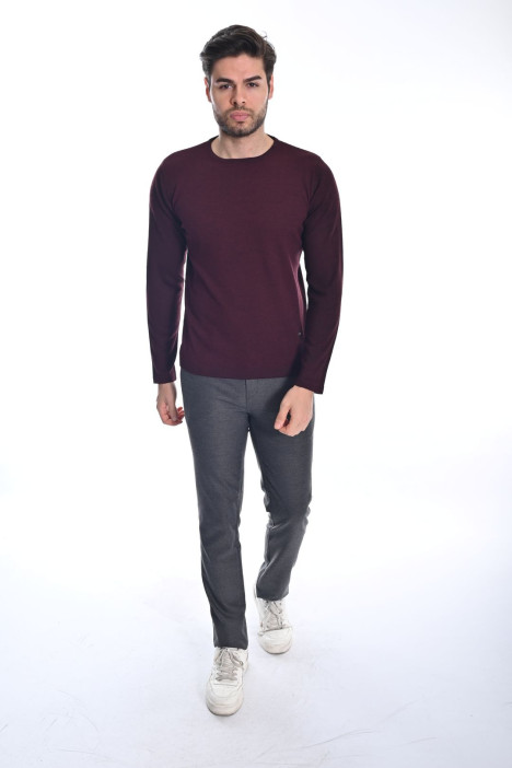 ﻿﻿ Yün Comfort Bisiklet Yaka Ortabordo
