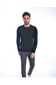 ﻿﻿ Yün Comfort Bisiklet Yaka Lacivert 