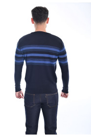 ﻿﻿ Yün Comfort Bisiklet Yaka Lacivert
