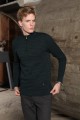 PETROIL COLOR ZIPPERED TEXTURED WOOL SWEATER