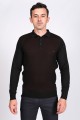 MELANGE LIGHT PARLIAMENT POLO COLLAR WOOL SWEATER