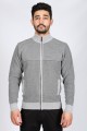 LIGHT DARK BLUE COLOR ZİP-THROUGH CARDİGAN WİTH WOOL