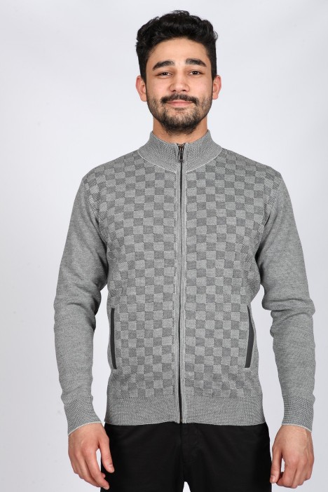 Louis Vuitton Damier Damier Signature Zip-Through Cardigan