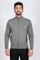NAVY BLUE COLOR ZİP-THROUGH CARDİGAN WİTH WOOL