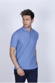 PARLIAMENT COLOUR, SHORT SLEEVE, STAND UP COLLAR, REGULAR MOLD, 100% COTTON SWEATER